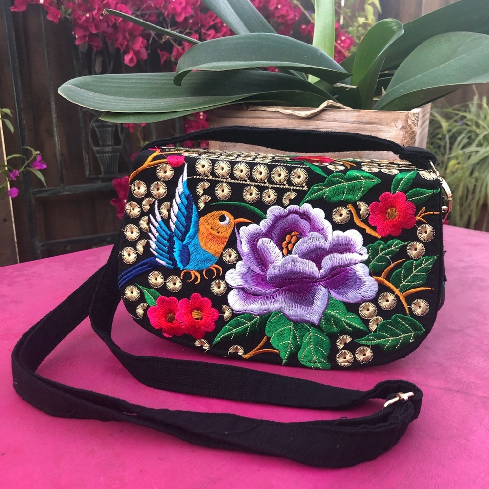 Mexican Embroidered Crossbody
